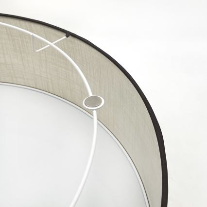 Brilagi - Plafondlamp BELLADONNA 3xE27/15W/230V diameter 50 cm crème/eiken