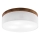 Brilagi - Plafondlamp BELLADONNA 3xE27/15W/230V diameter 50 cm wit/eiken kers