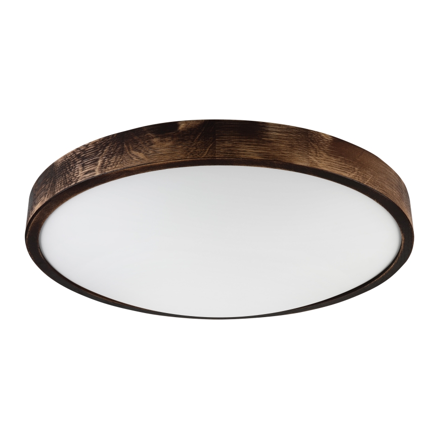Brilagi - Plafondlamp CARVALHO SMOKEY 3xE27/60W/230V eiken Ø 47,5 cm
