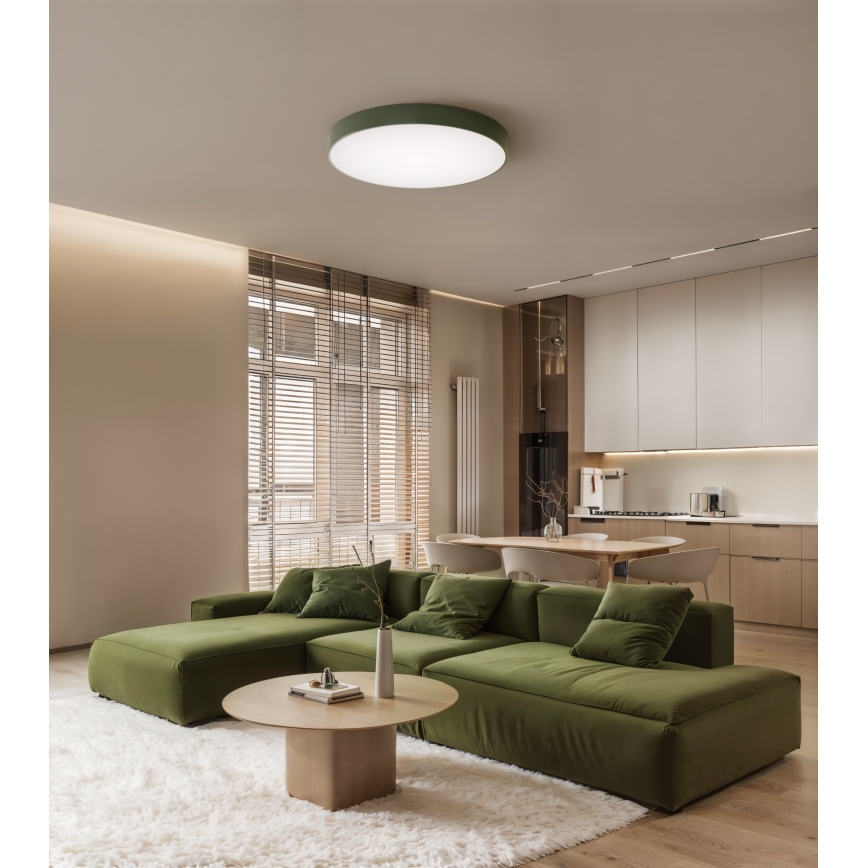 Brilagi - Plafondlamp CLARE 4xE27/24W/230V Ø 50 cm khaki