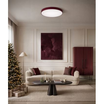Brilagi - Plafondlamp CLARE 4xE27/40W/230V Ø 50 cm bordeaux