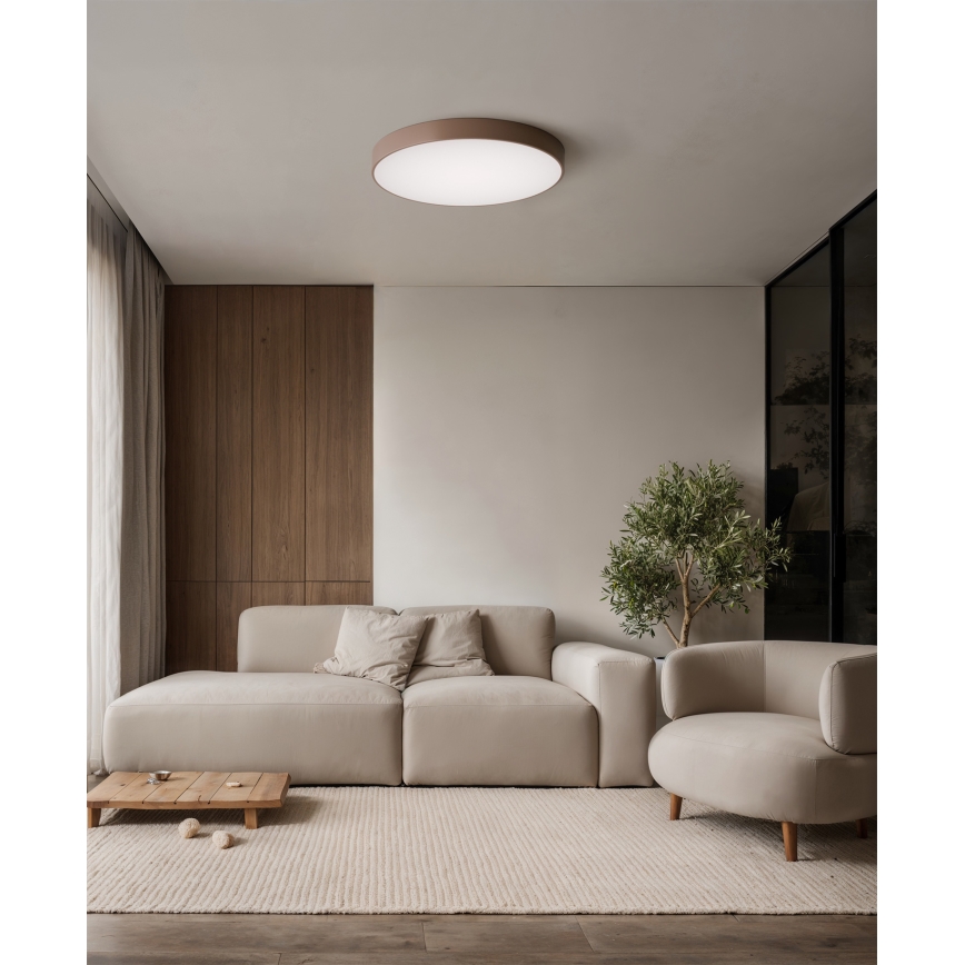 Brilagi - Plafondlamp CLARE 4xE27/40W/230V Ø 50 cm bruin