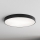 Brilagi - Plafondlamp CLARE 6xE27/40W/230V diameter 80 cm zwart
