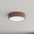 Brilagi - Plafondlamp CLARE voor badkamer met bewegings- en schemersensor, 2xE27/24W/230V, Ø 30 cm, bruin, IP54