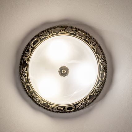 BRILAGI - Plafondlamp CLASSIC 3xE27/60W/230V messing