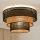 Brilagi - Plafondlamp DAKOTA LUNETA 1xE27/15W/230V diameter 45 cm zwart/beige