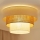 Brilagi-Plafondlamp DENVER LUNETA 1xE27/15W/230V diameter 45 beige/bruin/crème