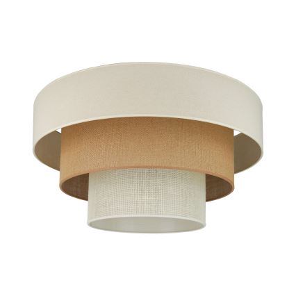 Brilagi-Plafondlamp DENVER LUNETA 1xE27/15W/230V diameter 45 beige/bruin/crème