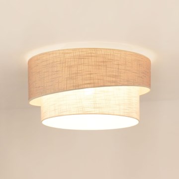 Brilagi - Plafondlamp DOVER SHINE 1xE27/15W/230V diameter 50 cm grijs/crème