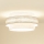 Brilagi - Plafondlamp DOVER SPACE LED/12W/230V diameter 50 cm 3000K/4000K/6400K grijs/crème