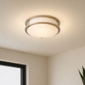 Brilagi - Plafondlamp ELARO 2xE27/40W/230V Ø 26 cm goudkleurig