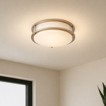 Brilagi - Plafondlamp ELARO 2xE27/40W/230V Ø 26 cm goudkleurig