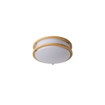 Brilagi - Plafondlamp ELARO 2xE27/40W/230V Ø 26 cm houtdecor
