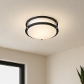 Brilagi - Plafondlamp ELARO 2xE27/40W/230V Ø 26 cm zwart