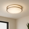 Brilagi - Plafondlamp ELARO 4xE27/40W/230V Ø 41 cm goudkleurig