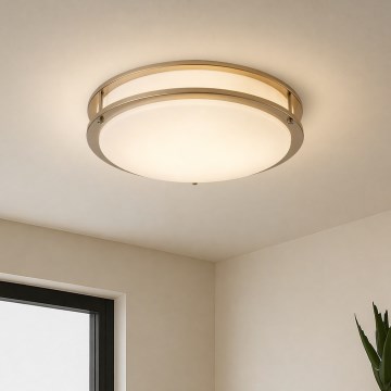Brilagi - Plafondlamp ELARO 4xE27/40W/230V Ø 41 cm goudkleurig