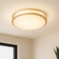 Brilagi - Plafondlamp ELARO 4xE27/40W/230V Ø 41 cm houtdecor