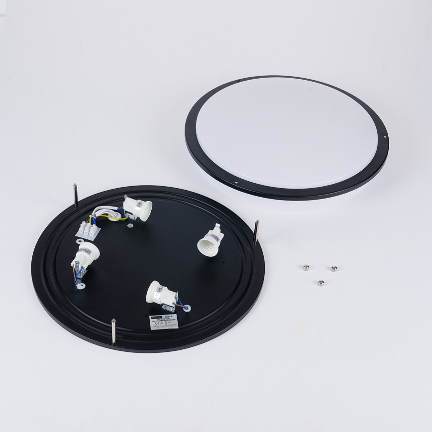 Brilagi - Plafondlamp ELARO 4xE27/40W/230V Ø 41 cm zwart