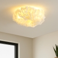 Brilagi - Plafondlamp FEATHER 3xE27/40W/230V Ø 40 cm wit
