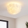 Brilagi - Plafondlamp FEATHER 3xE27/40W/230V Ø 40 cm wit