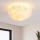 Brilagi - Plafondlamp FEATHER 3xE27/40W/230V Ø 50 cm wit