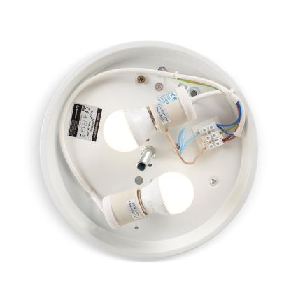 Brilagi - Plafondlamp FRESCO 2xE27/40W/230V pr. 30 cm zilver