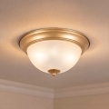 BRILAGI - Plafondlamp FRESCO 2xE27/40W/230V Ø 28 cm goudkleurig