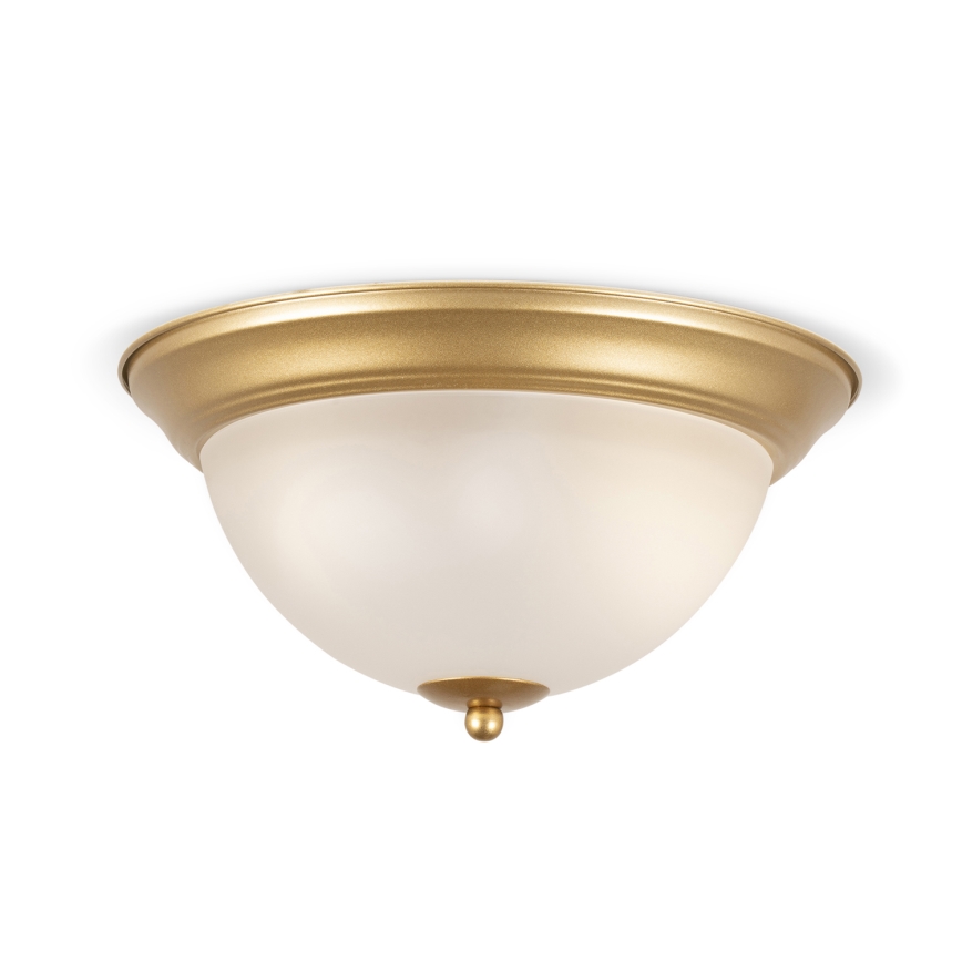 BRILAGI - Plafondlamp FRESCO 2xE27/40W/230V Ø 28 cm goudkleurig