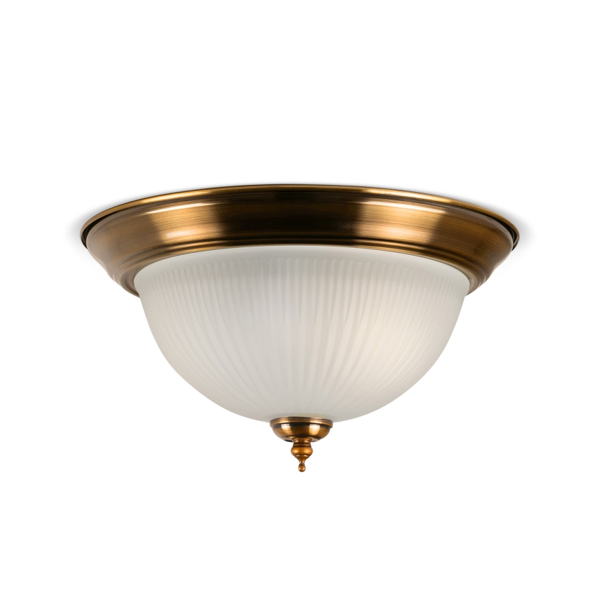 BRILAGI - Plafondlamp FRESCO 2xE27/40W/230V Ø 28 cm koperkleurig