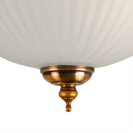 BRILAGI - Plafondlamp FRESCO 2xE27/40W/230V Ø 28 cm koperkleurig