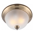 Brilagi - Plafondlamp FRESCO 2xE27/40W/230V, Ø 28 cm, messing