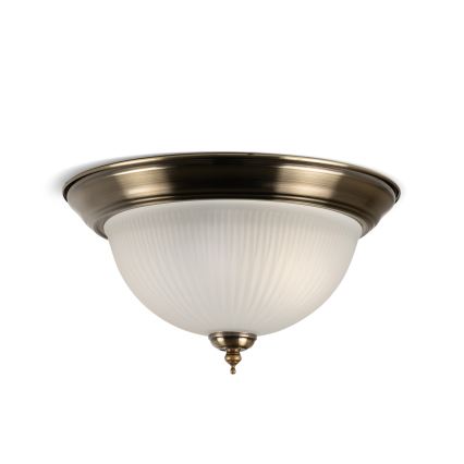 BRILAGI - Plafondlamp FRESCO 2xE27/40W/230V Ø 28 cm messing