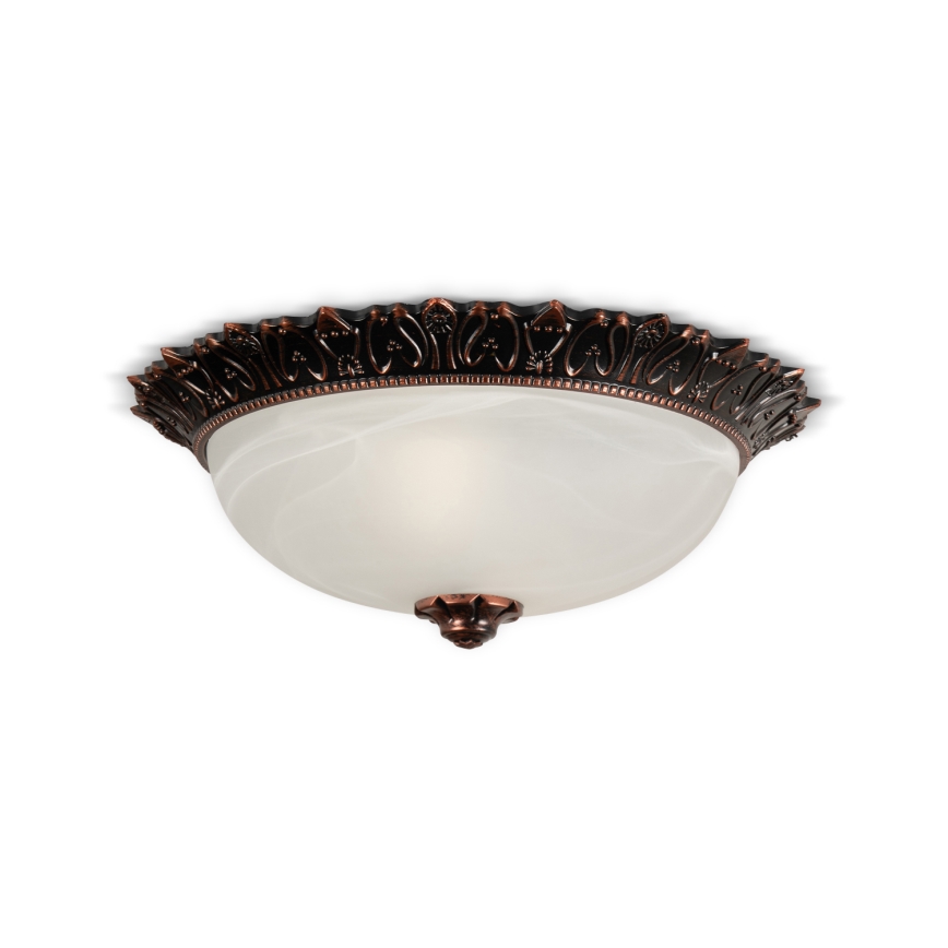 Brilagi - Plafondlamp FRESCO 2xE27/40W/230V Ø 30 cm bronskleurig
