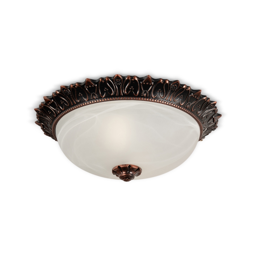 Brilagi - Plafondlamp FRESCO 2xE27/40W/230V Ø 30 cm bronskleurig