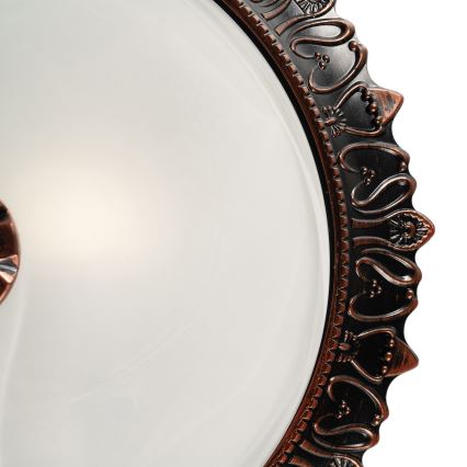 Brilagi - Plafondlamp FRESCO 2xE27/40W/230V Ø 30 cm bronskleurig