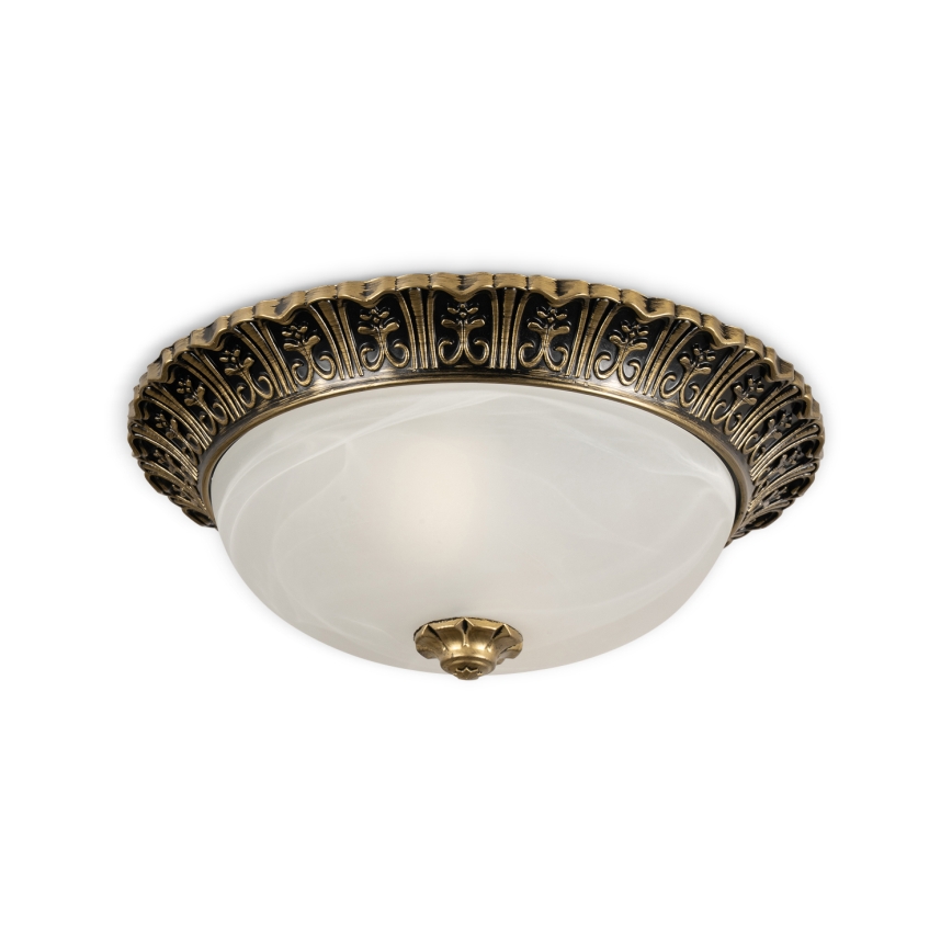 Brilagi - Plafondlamp FRESCO 2xE27/40W/230V Ø 30 cm goudkleurig