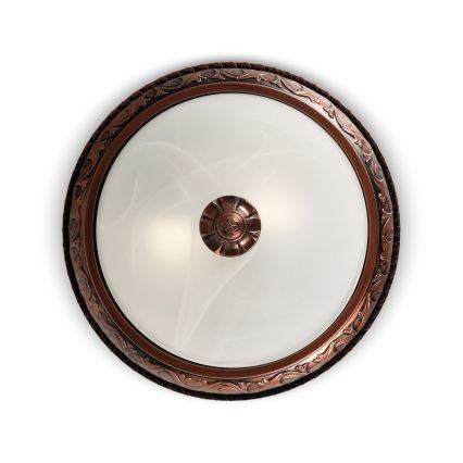 Brilagi - Plafondlamp FRESCO 2xE27/40W/230V Ø 30 cm koperkleurig