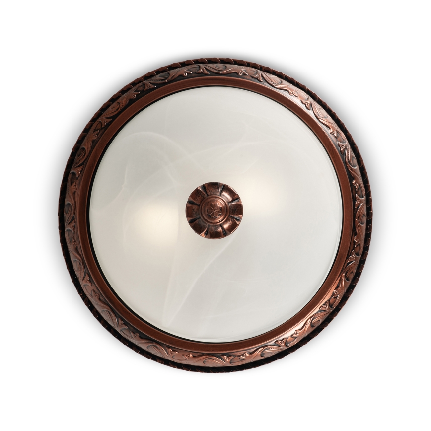 Brilagi - Plafondlamp FRESCO 2xE27/40W/230V Ø 30 cm koperkleurig