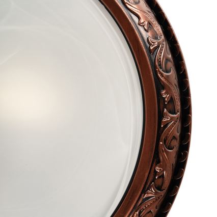 Brilagi - Plafondlamp FRESCO 2xE27/40W/230V Ø 30 cm koperkleurig
