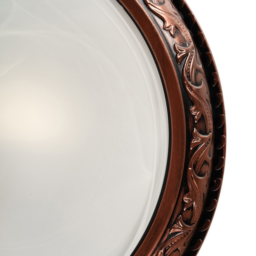 Brilagi - Plafondlamp FRESCO 2xE27/40W/230V Ø 30 cm koperkleurig
