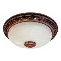 Brilagi - Plafondlamp FRESCO 2xE27/40W/230V Ø 30 cm koperkleurig