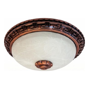 Brilagi - Plafondlamp FRESCO 2xE27/40W/230V Ø 30 cm koperkleurig