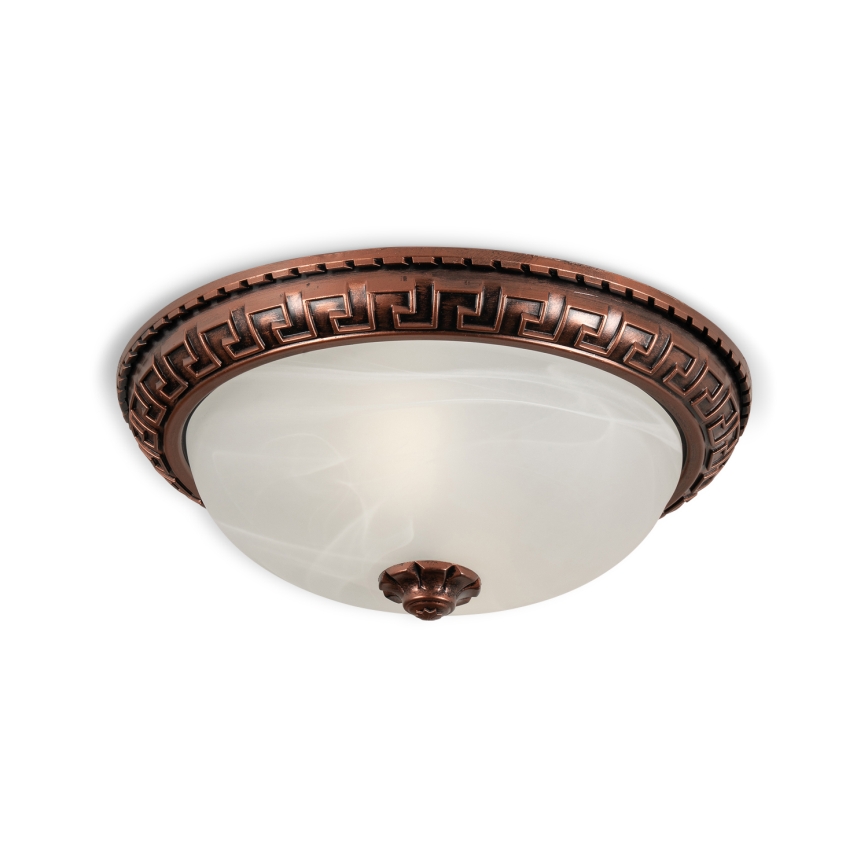Brilagi - Plafondlamp FRESCO 2xE27/40W/230V Ø 30 cm koperkleurig
