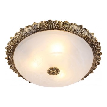 Brilagi - Plafondlamp FRESCO 2xE27/40W/230V Ø 30 cm messing