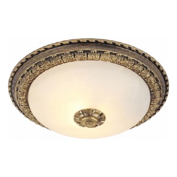 Brilagi - Plafondlamp FRESCO 2xE27/40W/230V Ø 30 cm messing