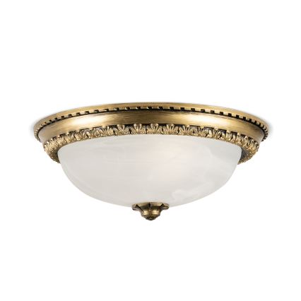 BRILAGI - Plafondlamp FRESCO 2xE27/40W/230V Ø 30 cm messing