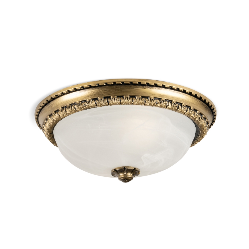 BRILAGI - Plafondlamp FRESCO 2xE27/40W/230V Ø 30 cm messing