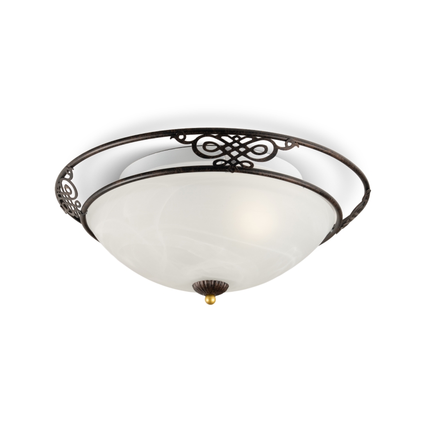 BRILAGI - Plafondlamp FRESCO 2xE27/40W/230V Ø 43 cm bruin