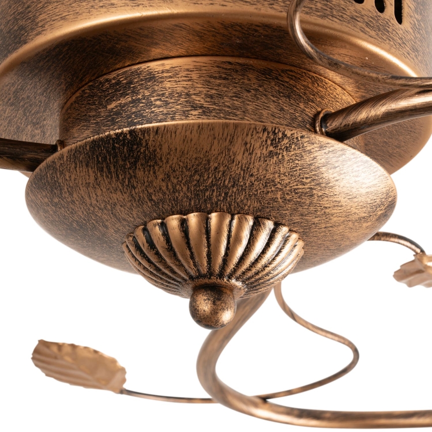 BRILAGI - Plafondlamp GRACE 3xE27/40W/230V Ø 53 cm patina/koper