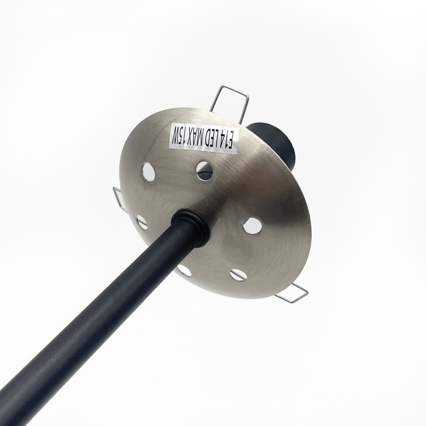 Brilagi - Plafondlamp MALIVA 4xE14/15W/230V mat chroom/rookglas